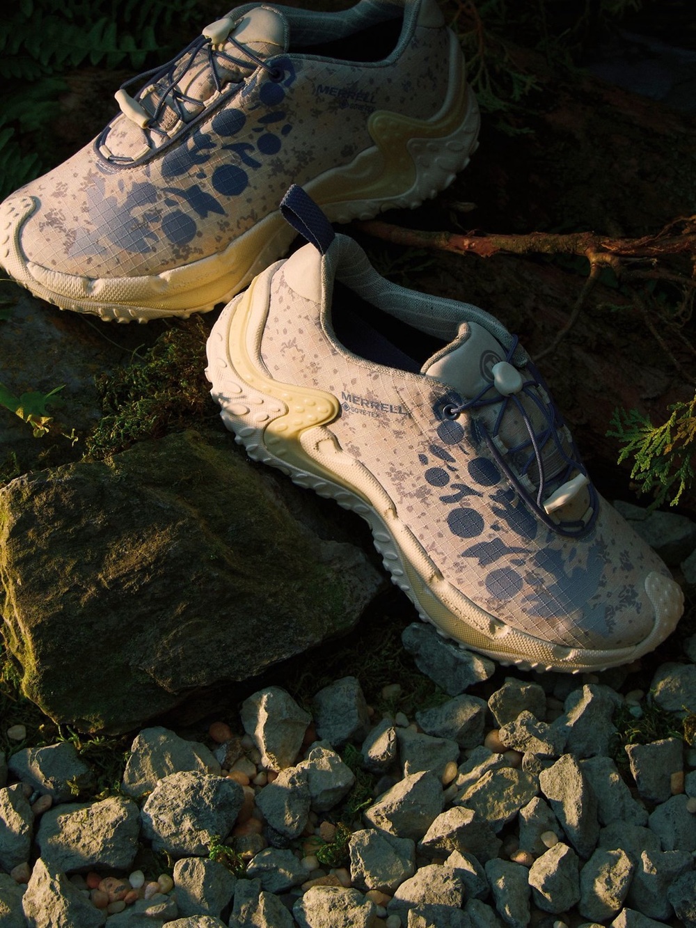 FP Movement by Free People Cream and Blue Floral Sneakers - Picture 3 of 16